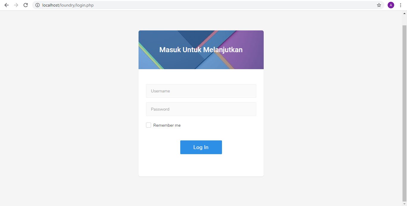 Aplikasi Managemen Usaha Laundry WEB