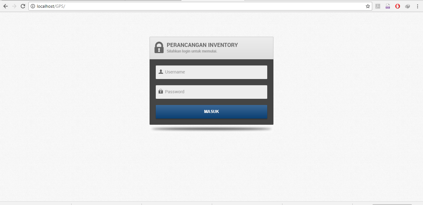 Perancangan Sistem Inventory PT PHP dan MySQL