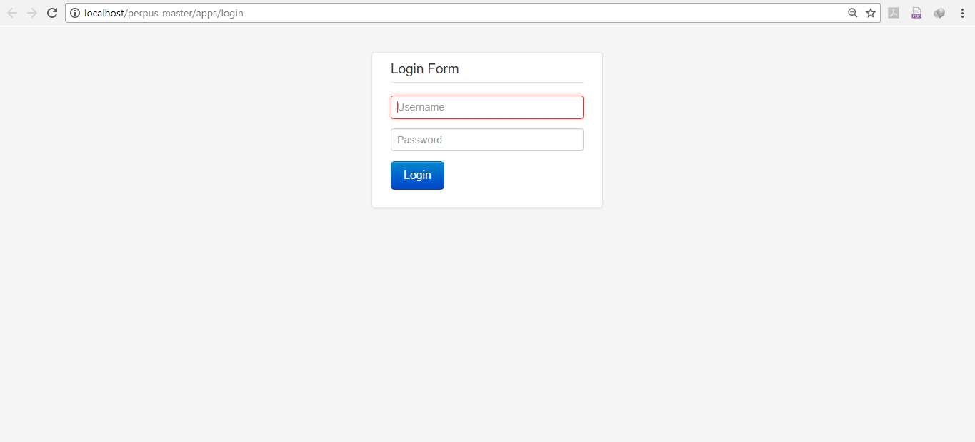 Aplikasi Perpustakaan Simple CodeIgniter