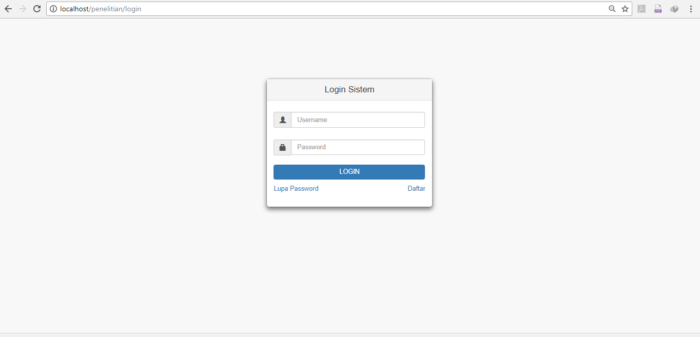 Sistem Aplikasi Perpustakaan Penelitian - Perpus