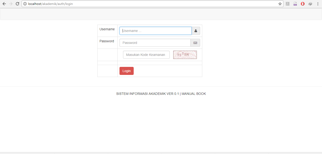 Sistem Informasi Akademik Kampus Codeigniter PHP Mysql