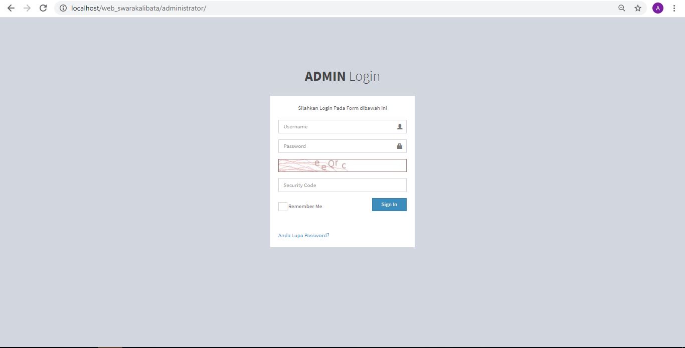 Website Codeigniter 3 + AdminLTE Responsive
